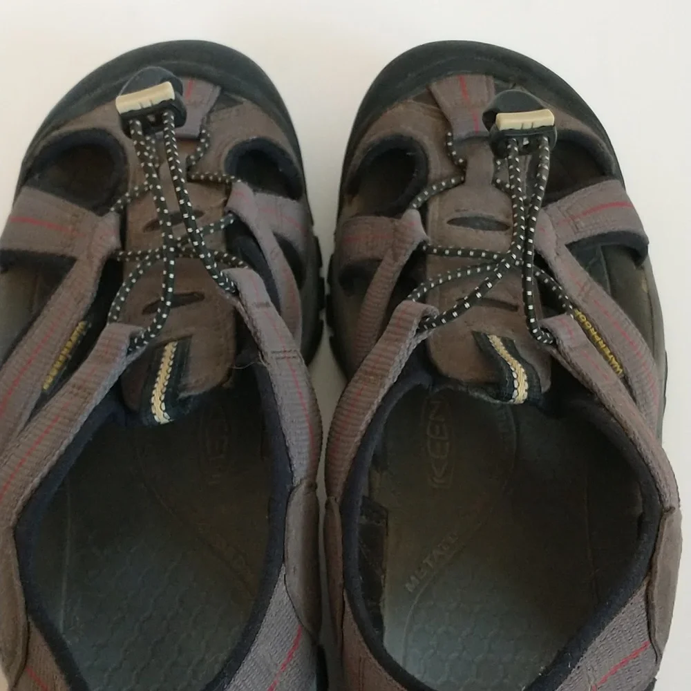 Keen Venice H2 Sandal,‎ Men Size 8.5, Euro 41, Gray And Orange, Waterproof, Hike